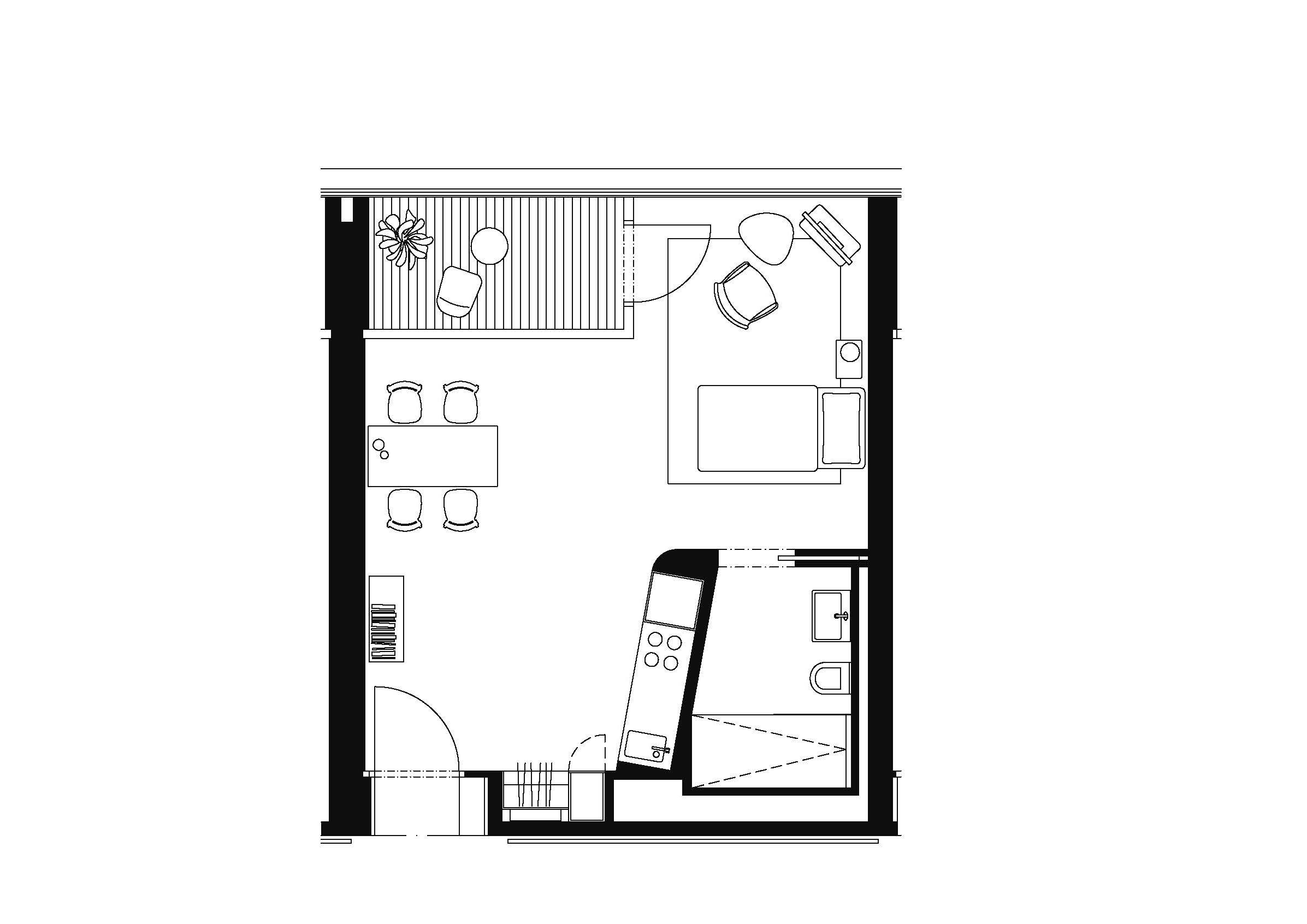 1.5-Zimmer-Musterwohnung